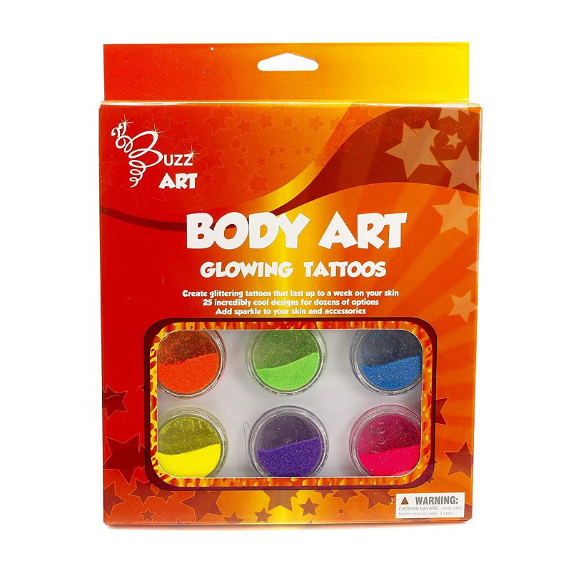 Набор для создания тату Tattoo Glow Body Art
