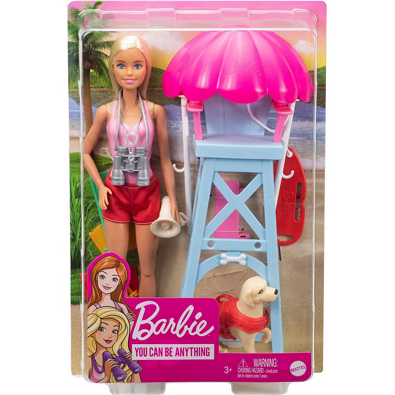 Набор игровой Barbie Пляжный спасатель
