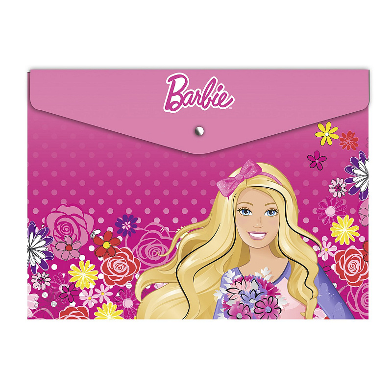 Конверт на кнопке А4 Mattel Barbie