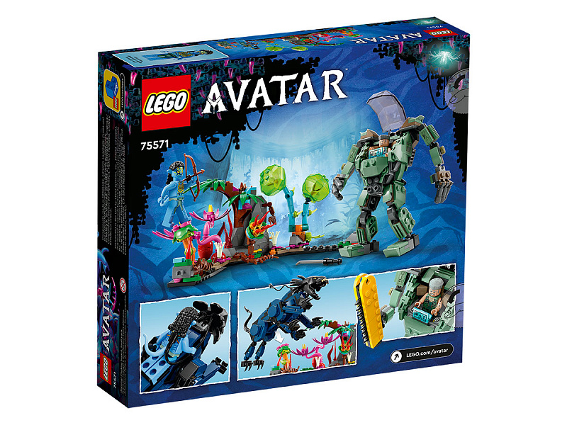 Конструктор LEGO Avatar Neytiri and Thanator vs. AMP Suit Quaritch