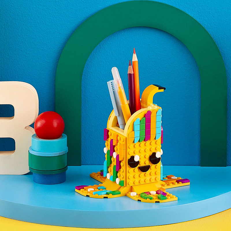 Конструктор LEGO DOTS Подставка для карандашей Милый банан 438 деталей