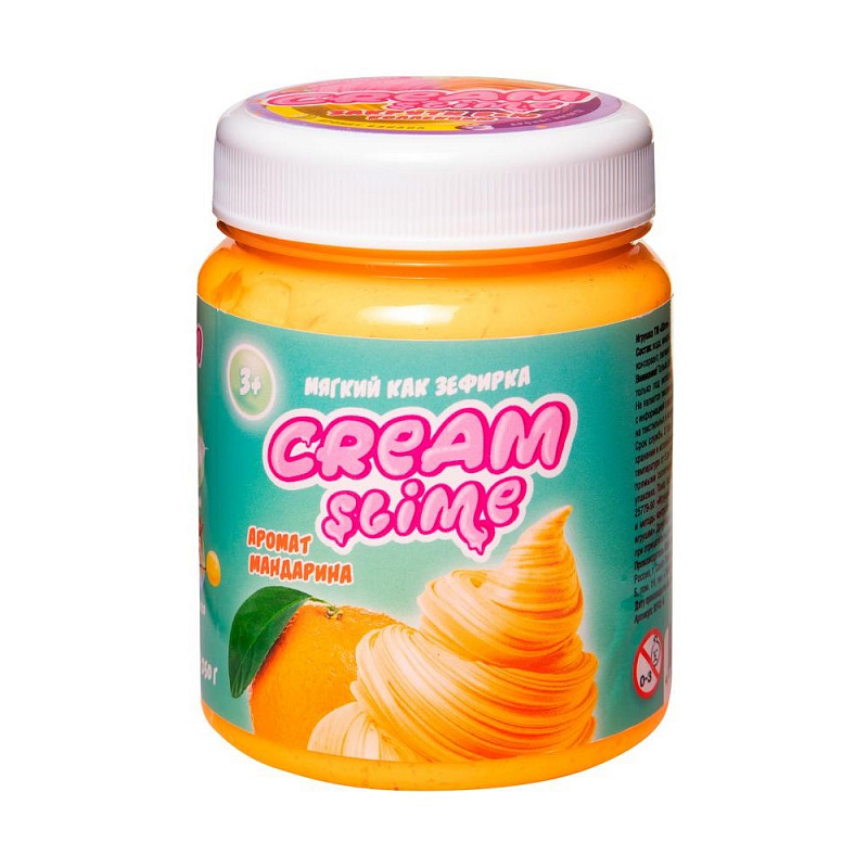 Слайм Cream-Slime с ароматом мандарина 250 г