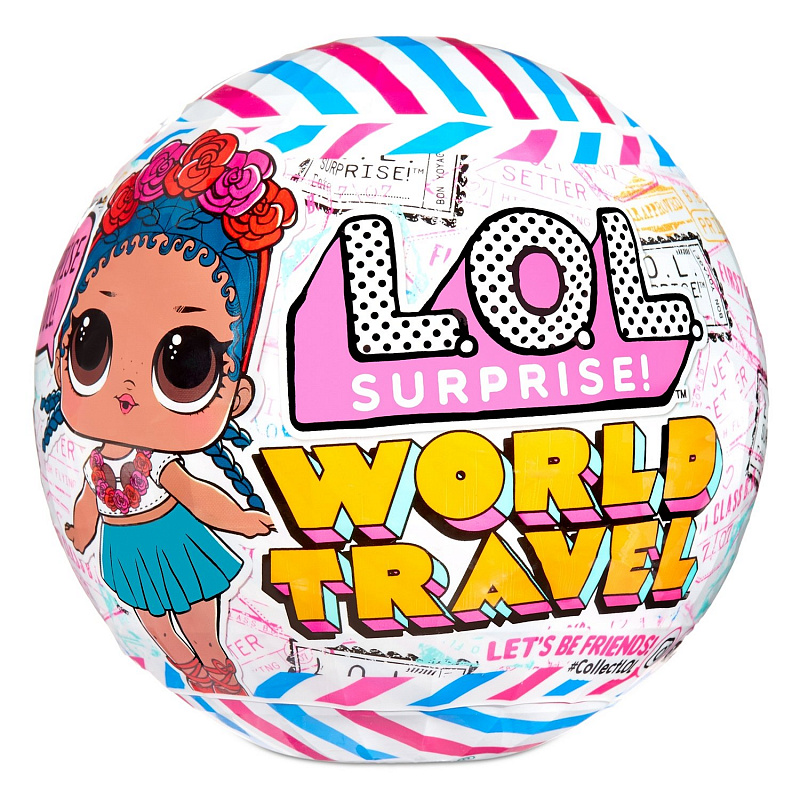 Кукла L.O.L. Surprise! Travel Tots в непрозрачной упаковке Сюрприз