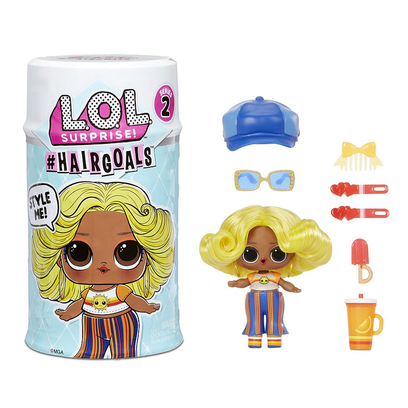 Кукла L.O.L. Surprise! Hairgoals 2.0 8 см