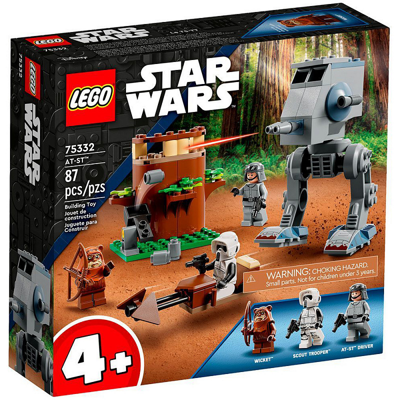 Конструктор LEGO Star Wars Шагоход AT-ST 87 элементов