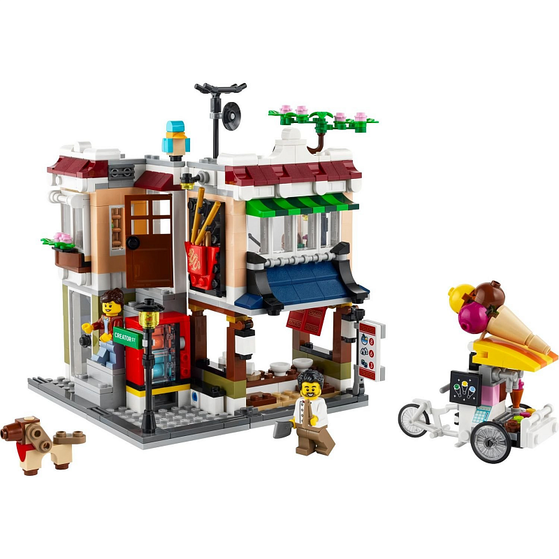 Конструктор LEGO Creator Магазин лапши в центре города 3 в 1 Downtown Noodle Shop 569 деталей