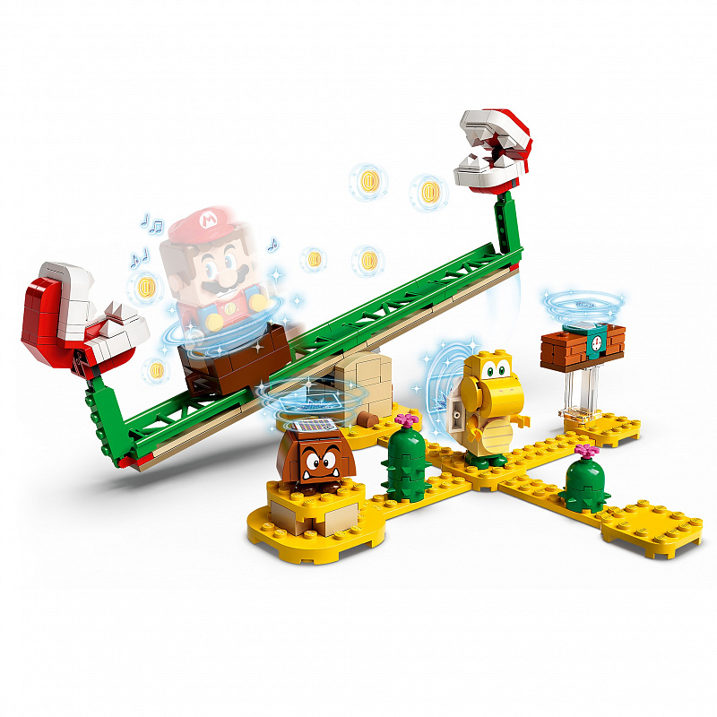 Конструктор LEGO Super Mario Мощная атака Растения-пираньи Дополнительный набор