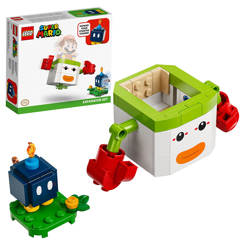 Конструктор LEGO Super Mario Дополнительный набор Клоуномобиль Боузера-младшего 84 детали