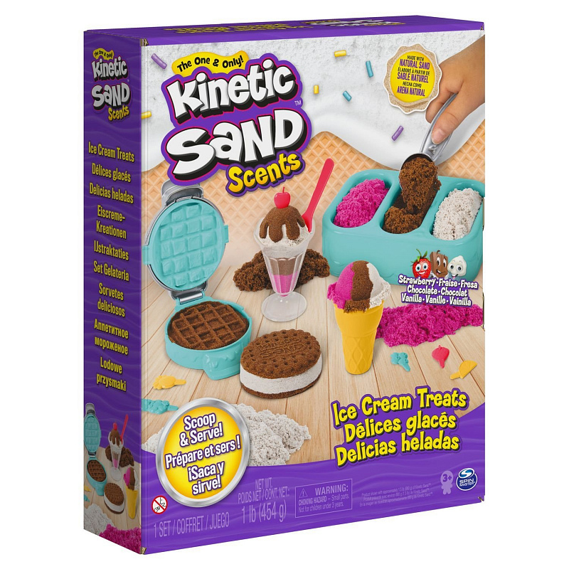 Набор для лепки Kinetic Sand Магазин мороженного Spin Master