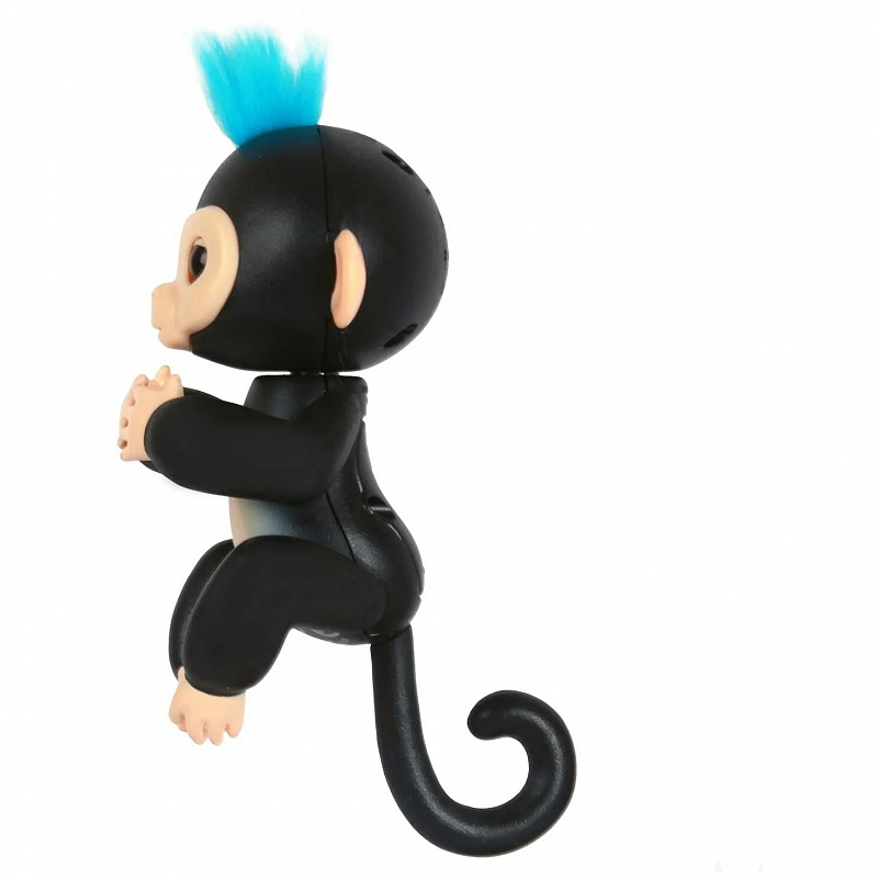Интерактивная обезьянка Чарли Fingerlings чёрный