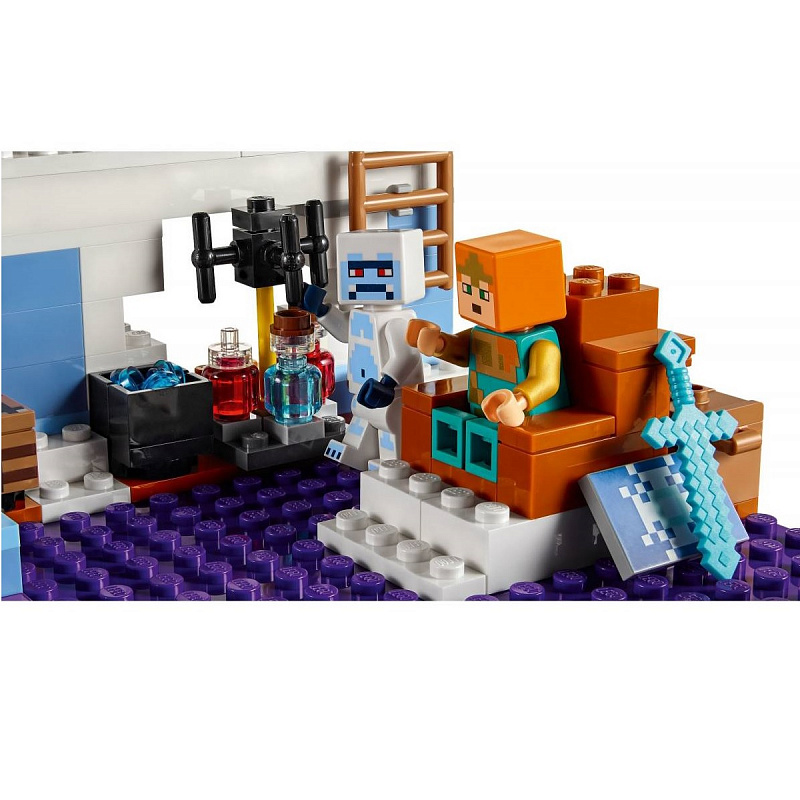 Конструктор LEGO Mincraft Ледяной замок The Ice Castle 499 деталей