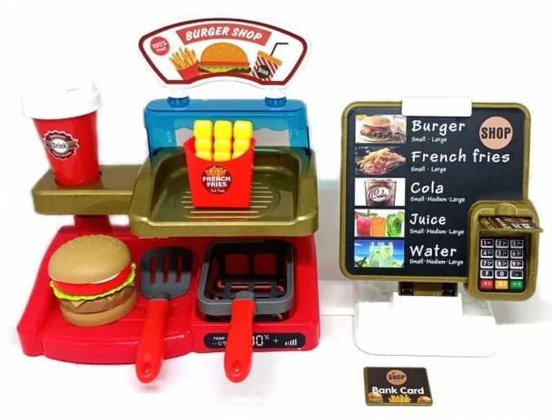Игровой набор Ресторан быстрого питания Play Kingdom Бургер-шоп