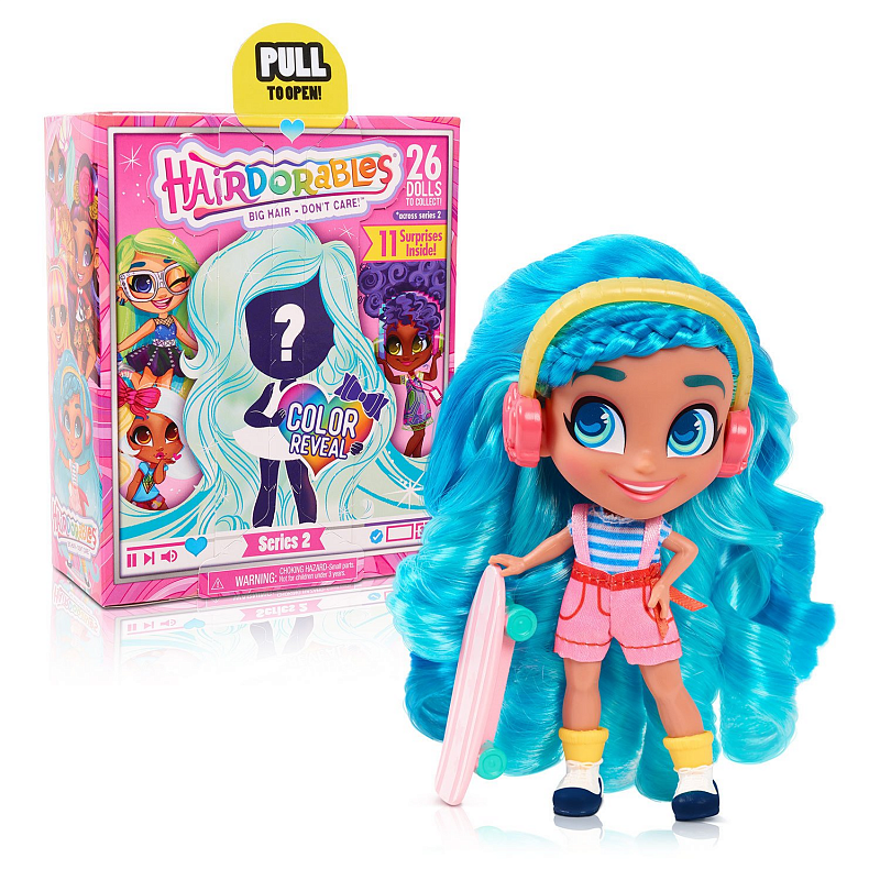 Кукла-загадка Модные образы Hairdorables 12 см