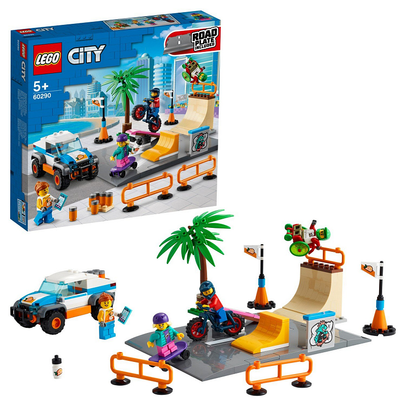 Конструктор LEGO My City Скейт-парк 195 деталей