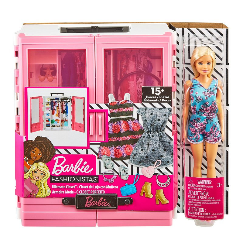 Набор игровой Barbie Игра с модой Гардероб мечты