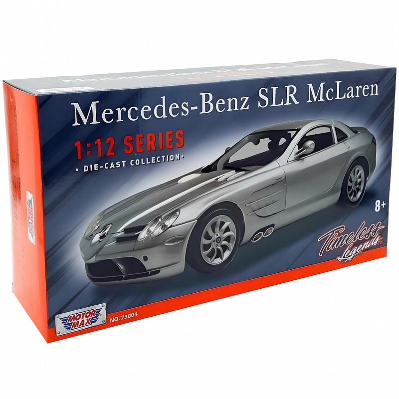 Машинка коллекционная Mercedes-Benz SLR McLaren Motormax масштаб 1:12