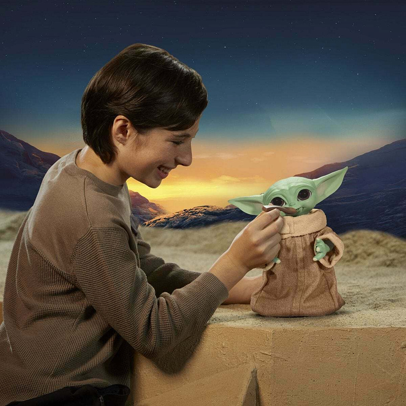 Интерактивная игрушка Galactic Snackin Грогу Малыш Йода 23,5 см