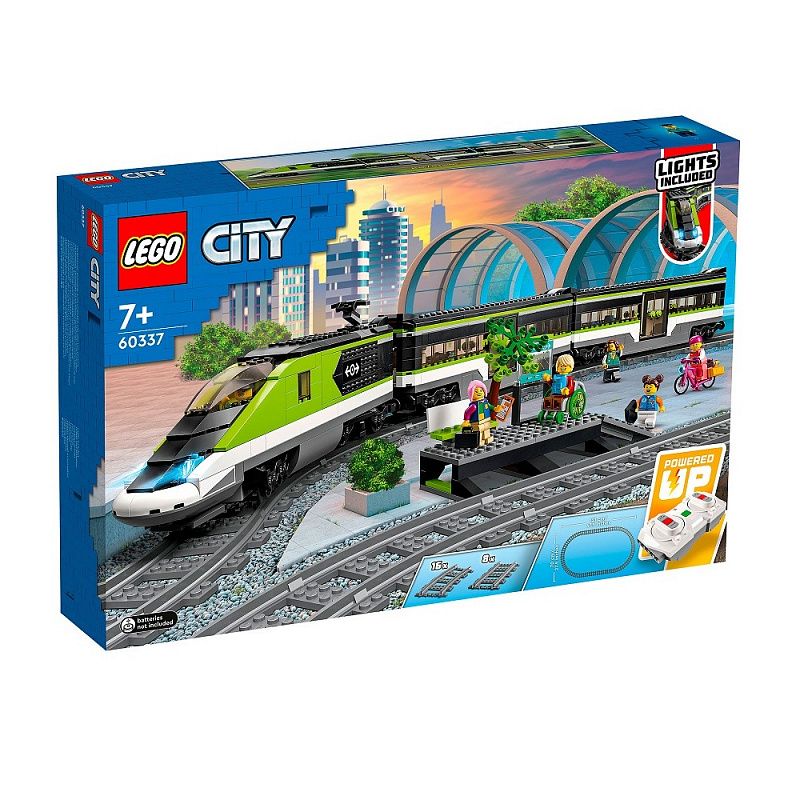 Конструктор LEGO City Пассажирский поезд-экспресс Express Passenger Train 764 детали