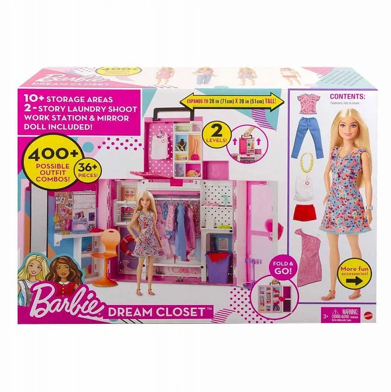 Игровой набор Barbie шкаф мечты