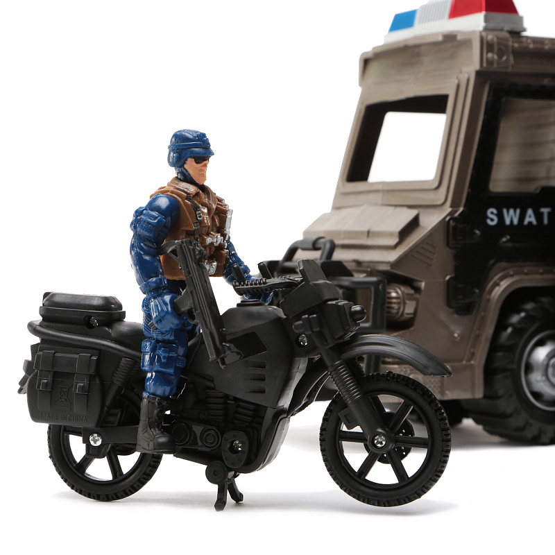 Игровой набор Полиция с транспортом JUDA
