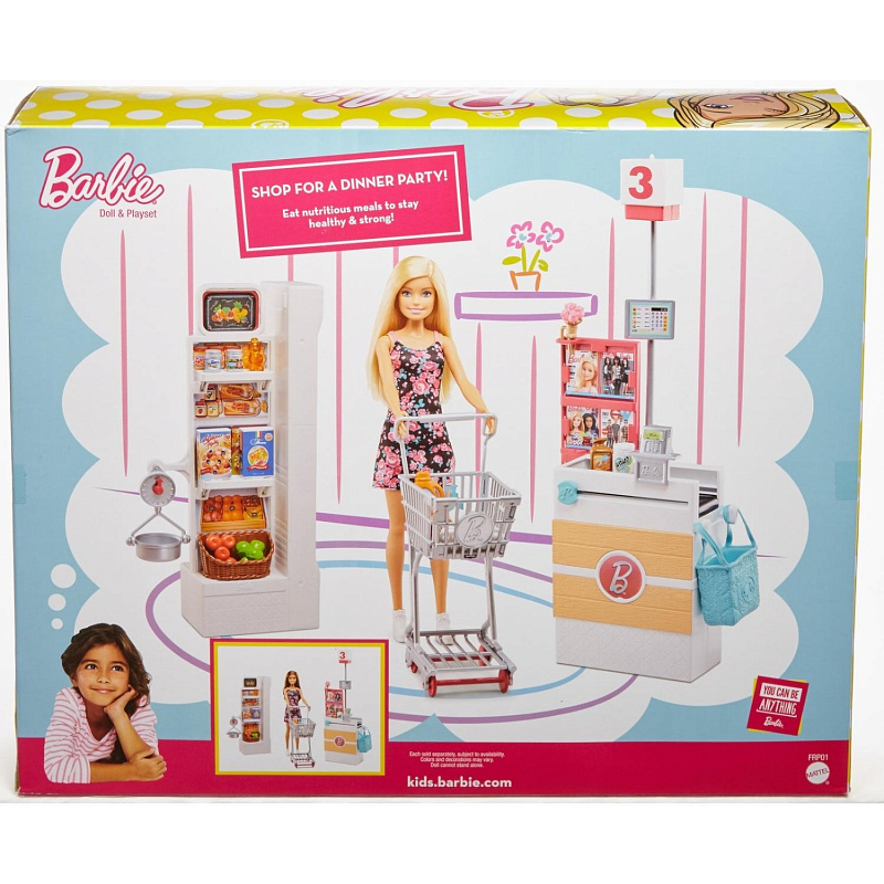 Набор игровой Barbie Супермаркет