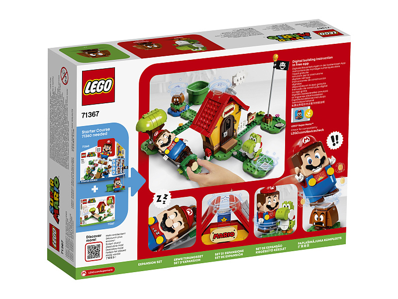 Конструктор LEGO Super Mario Дом Марио и Йоши Дополнительный набор