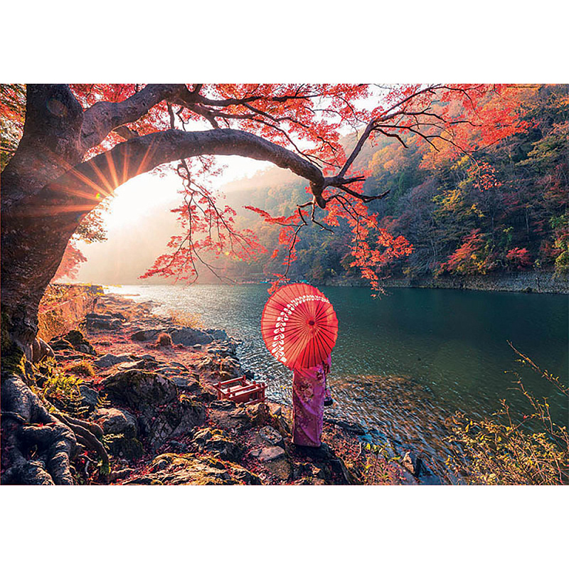 Пазл Восход солнца на реке Кацура Япония Educa 1000 деталей