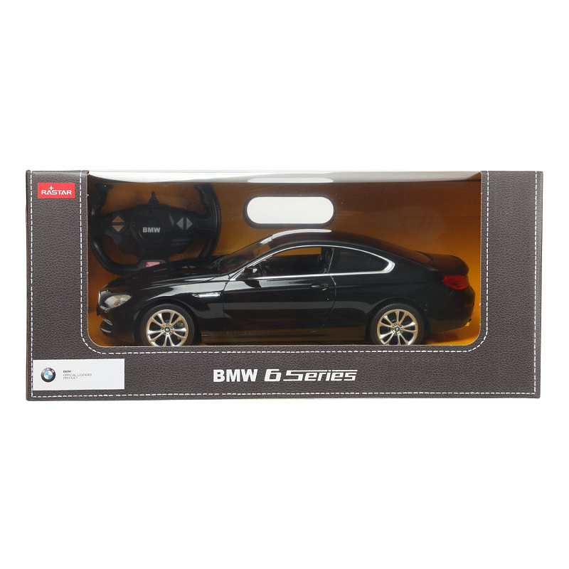 Машина Rastar РУ 1:14 BMW 6 Series чёрный