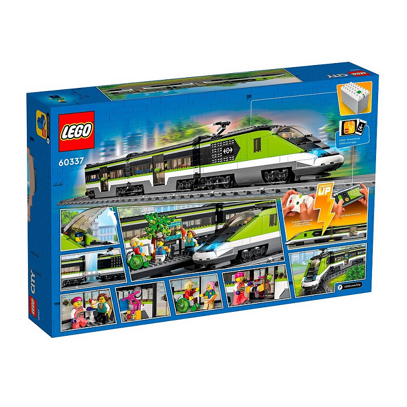 Конструктор LEGO City Пассажирский поезд-экспресс Express Passenger Train 764 детали