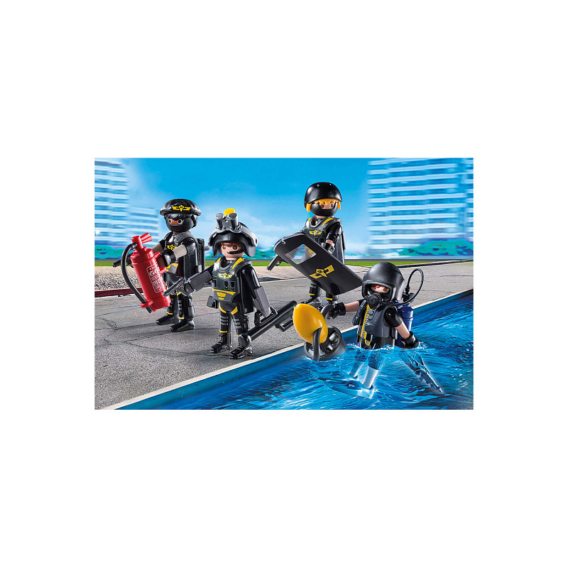 Конструктор Playmobil Полиция: Тактическое подразделение: команда