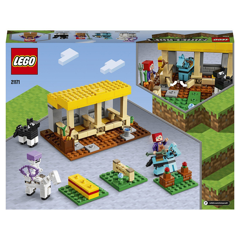 Конструктор LEGO Minecraft Конюшня