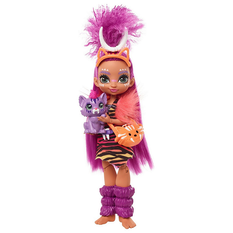 Кукла Роралай и тигрёнок Феррелл с аксессуарами Cave Club