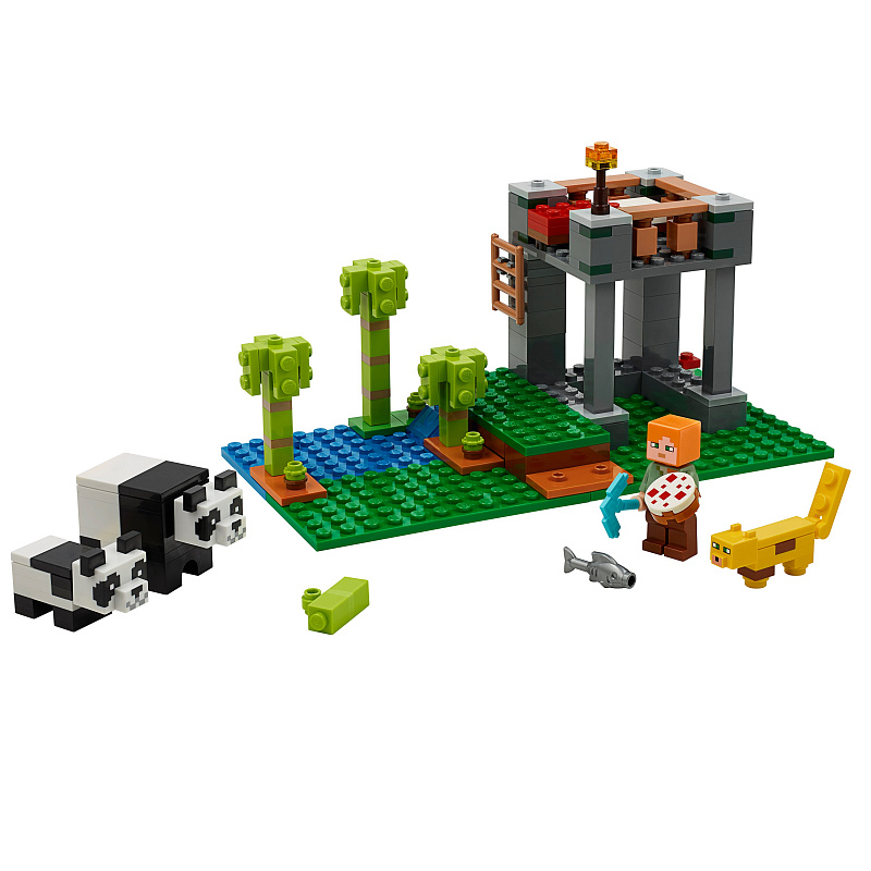 Конструктор LEGO Minecraft Питомник панд