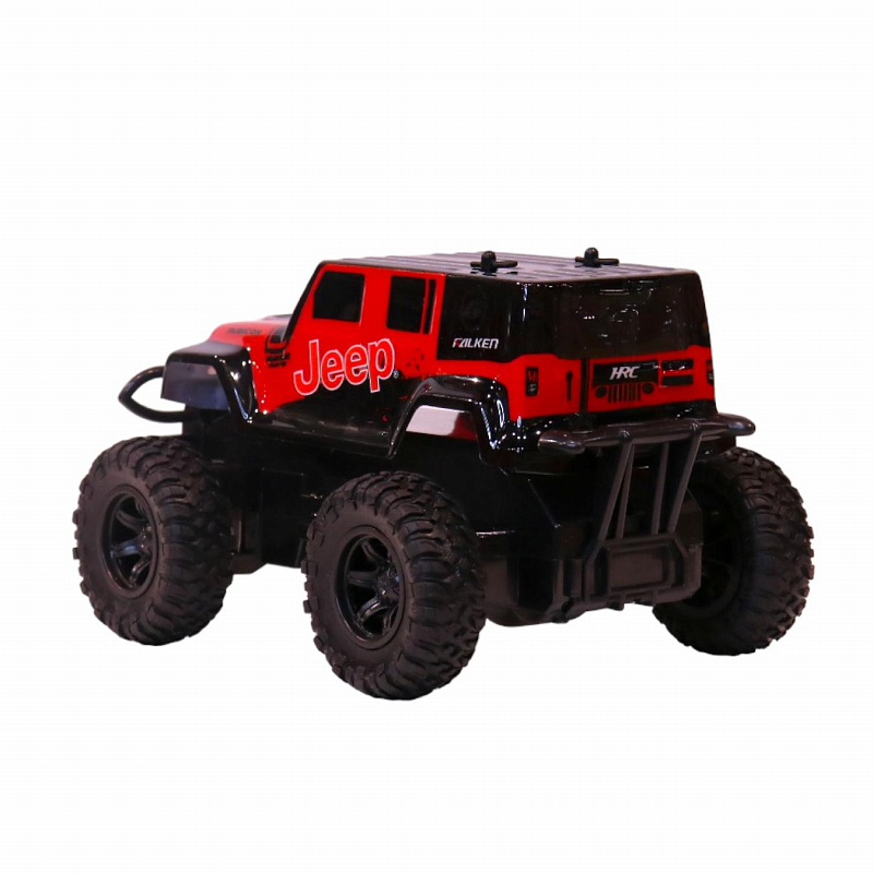 Машина радиоуправляемая Внедорожник HEXXA Jeep Wrangler Rubicon HRC 1:24 красный