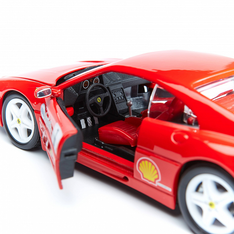 Машинка Ferrari F355 CHALLENGE 1:24 Bburago красный