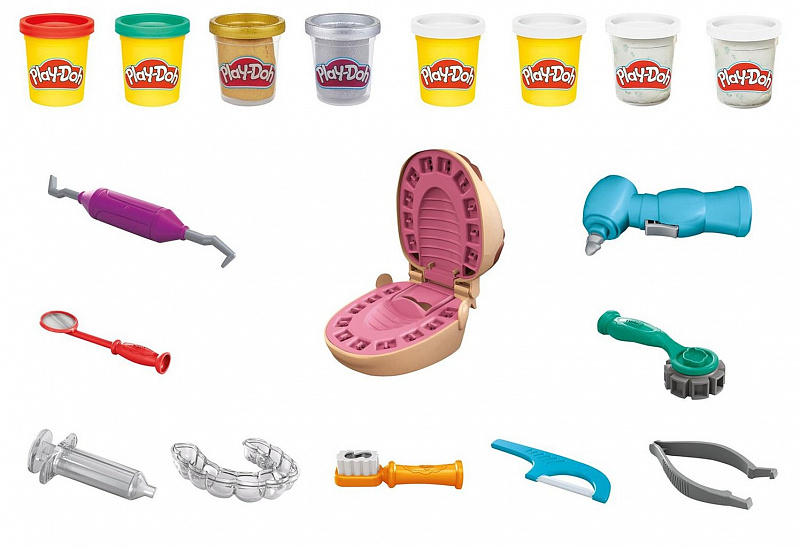 Набор игровой Мистер Зубастик с золотыми зубами Play-Doh