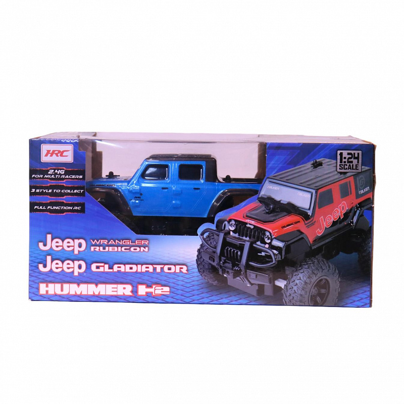 Машина радиоуправляемая Внедорожник HEXXA Jeep Gladiator HRC 1:24 синий