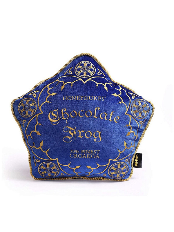 Мягкая игрушка Гарри Поттер Шоколадная лягушка на подушке The Noble Collection