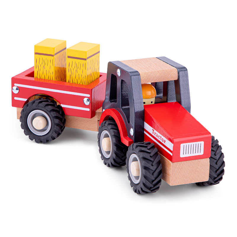 Трактор с прицепом New Classic Toys