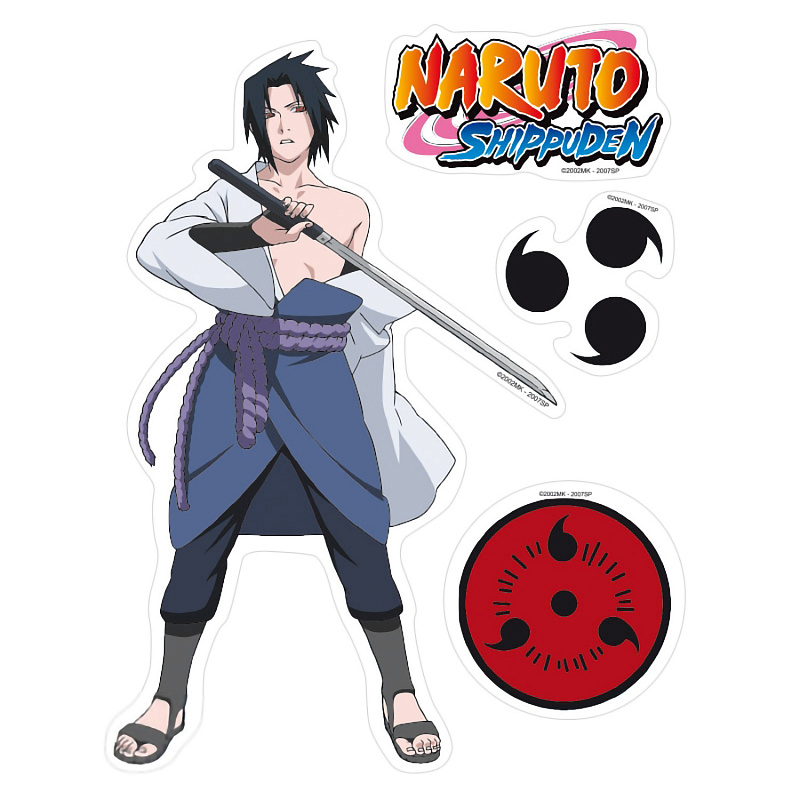 Наклейки Naruto Shippunden - Stickers - 16x11cm/ 2 Sheets - Sasuke/ Itachi X5 ABYDCO152