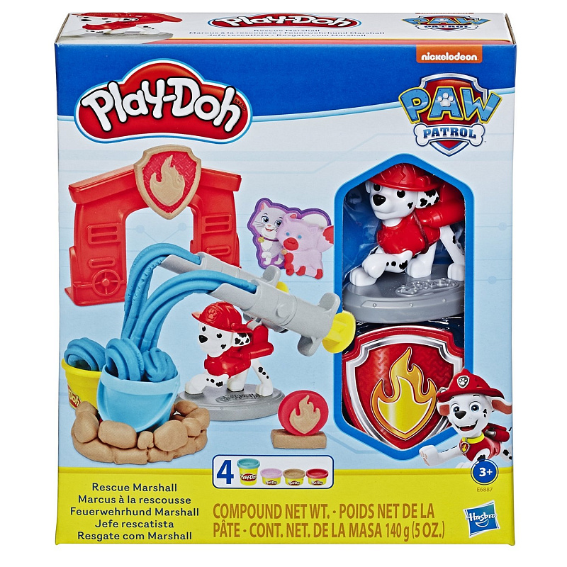 Игровой набор с пластилином Маршалл Play-Doh Щенячий патруль