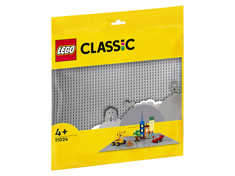 Конструктор LEGO Classic Серая базовая пластина 11024