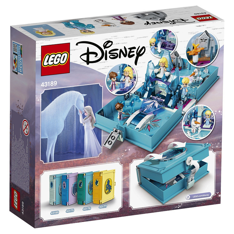 Конструктор LEGO Disney Princess Книга сказочных приключений Эльзы и Нока 125 деталей