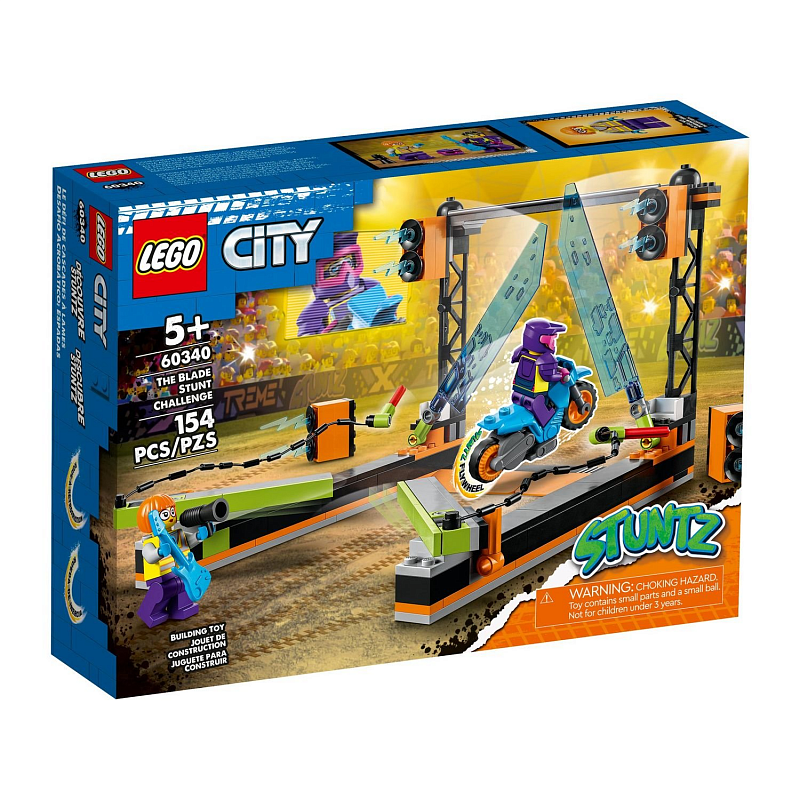 Конструктор LEGO City Stuntz Трюковое испытание Клинок The Blade Stunt Challenge 154 детали