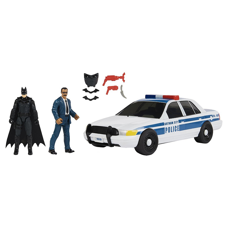 Набор фигурок с полицейской машиной Spin Master DC