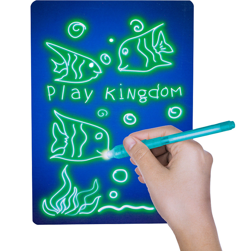 Набор для рисования Рисуй светом Play Kingdom A3
