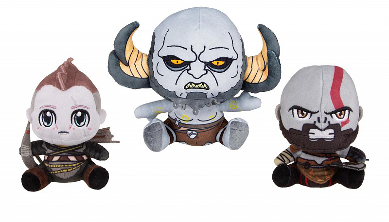 Набор мягких игрушек God of War Kratos Atreus Troll Gaya