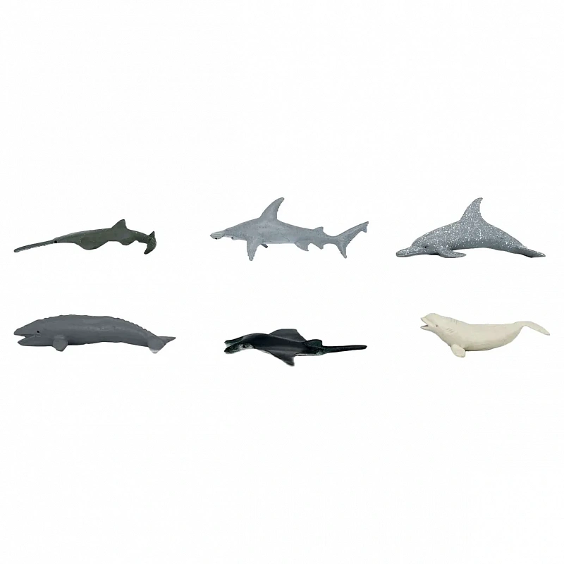Набор фигурок Детское Время Animal Морские животные 6 видов 