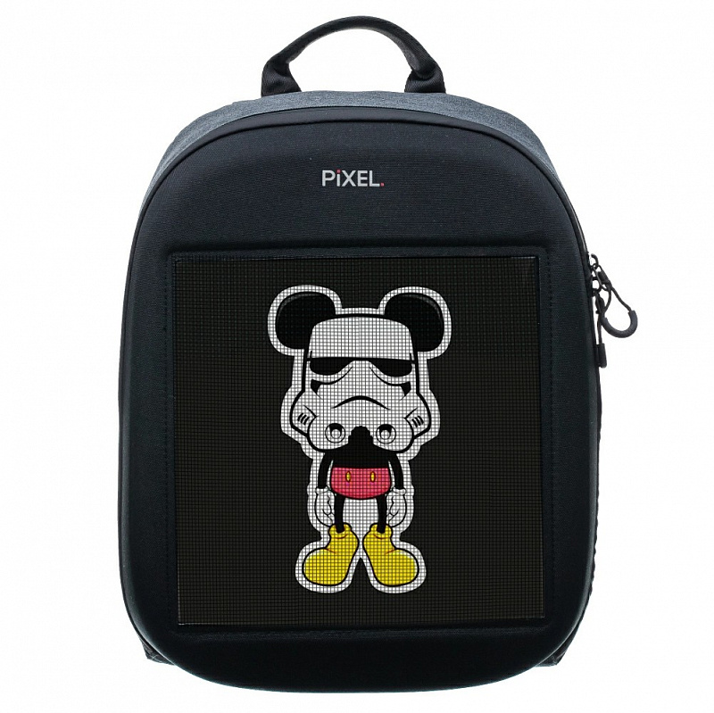 Рюкзак с LED-дисплеем Pixel One PIXEL BAG Grafit серый