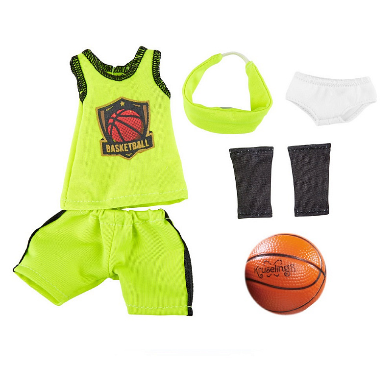 Одежда для баскетбола с аксессуарами для куклы Джой Kruselings 32 см